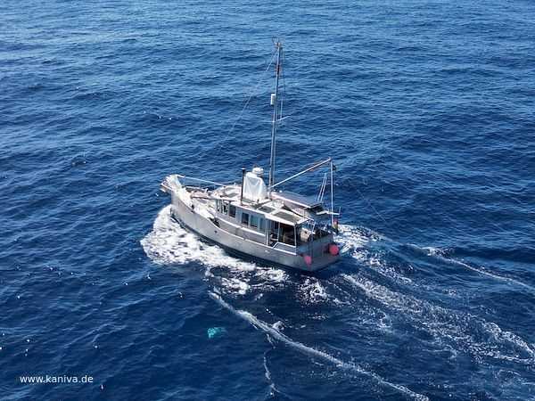 Kaniva unterwegs zu den Kanaren